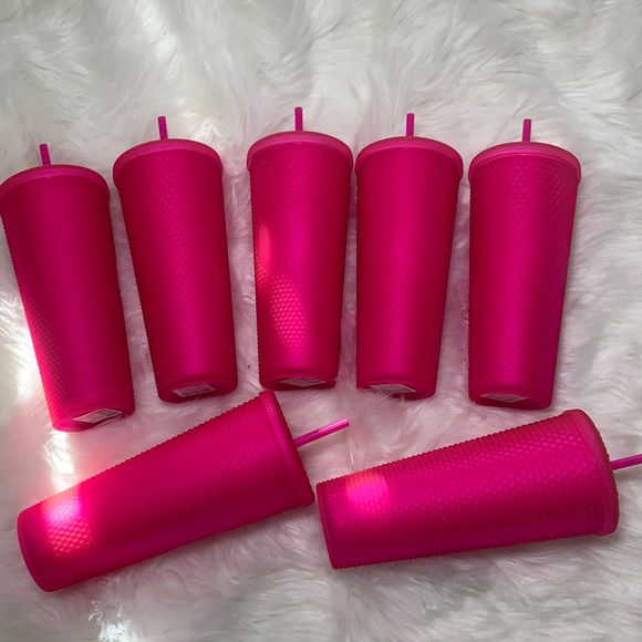 Starbucks Other - ‼️‼️SOLD‼️‼️ Starbucks PINK Studded Tumbler “NEW”